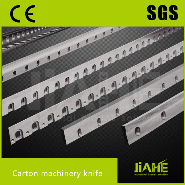 Carton machinery knife