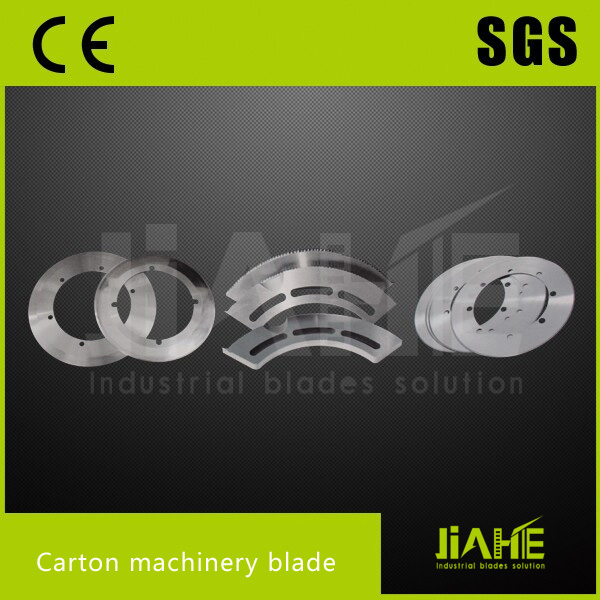 Carton machinery blade